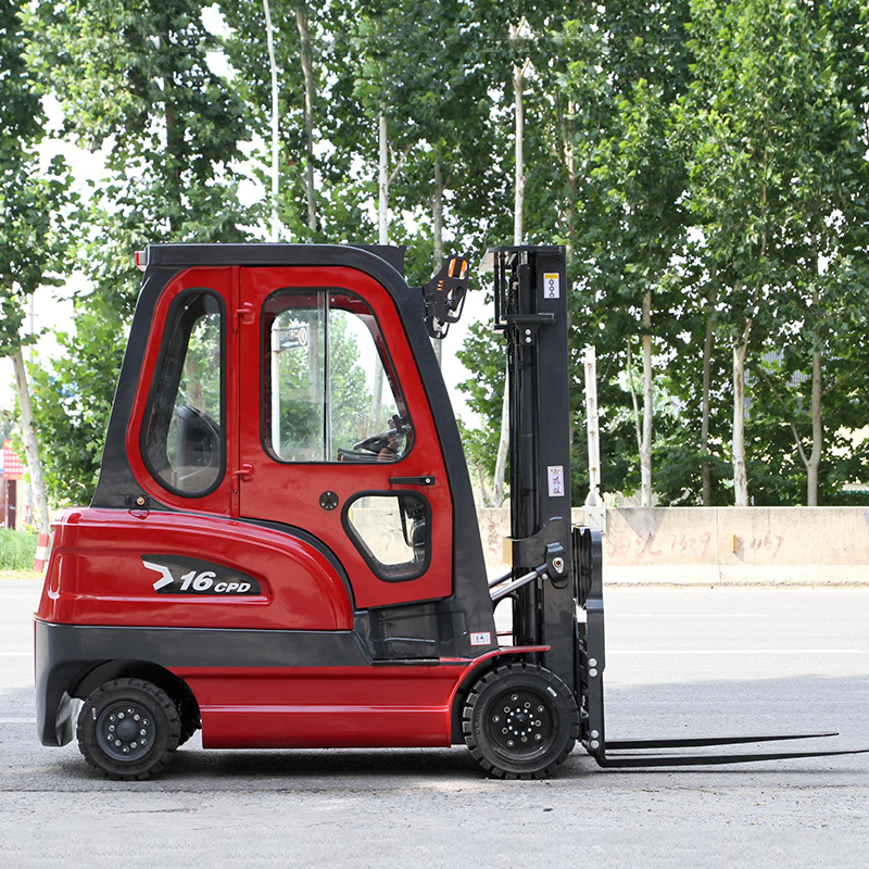 1.6t Electric Forklift Li-ion Pallet Stacker Mini Warehouse Indoor China OEM Factory CE ISO