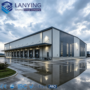 1000 Square Meter Prefabricated Ready Made Steel Structure Warehouse Building For Food Factory
