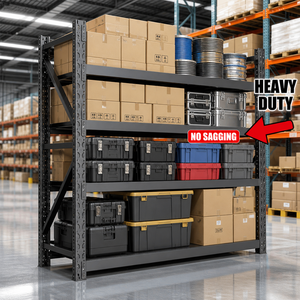 Heavy-Duty Boltless Steel Shelving Unit 4-Tier