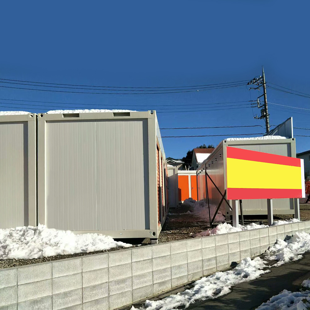 Customized Rental Box Storage Container Modular Portable Self Storage Unit Outdoor Mobile Warehouse with Multiple Doors