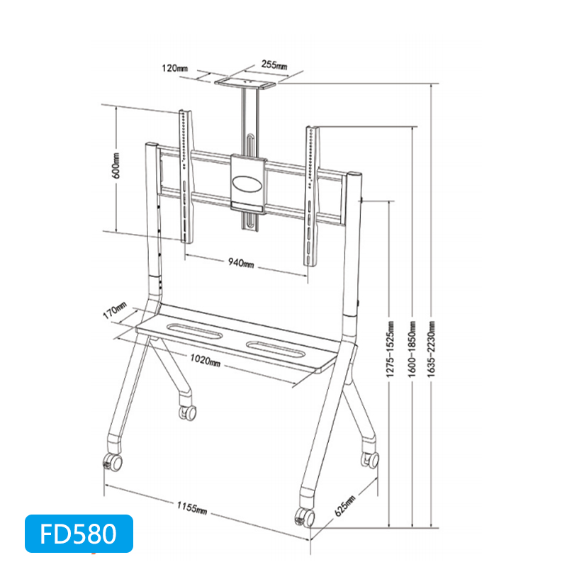 TV Stand Carts Detail 2