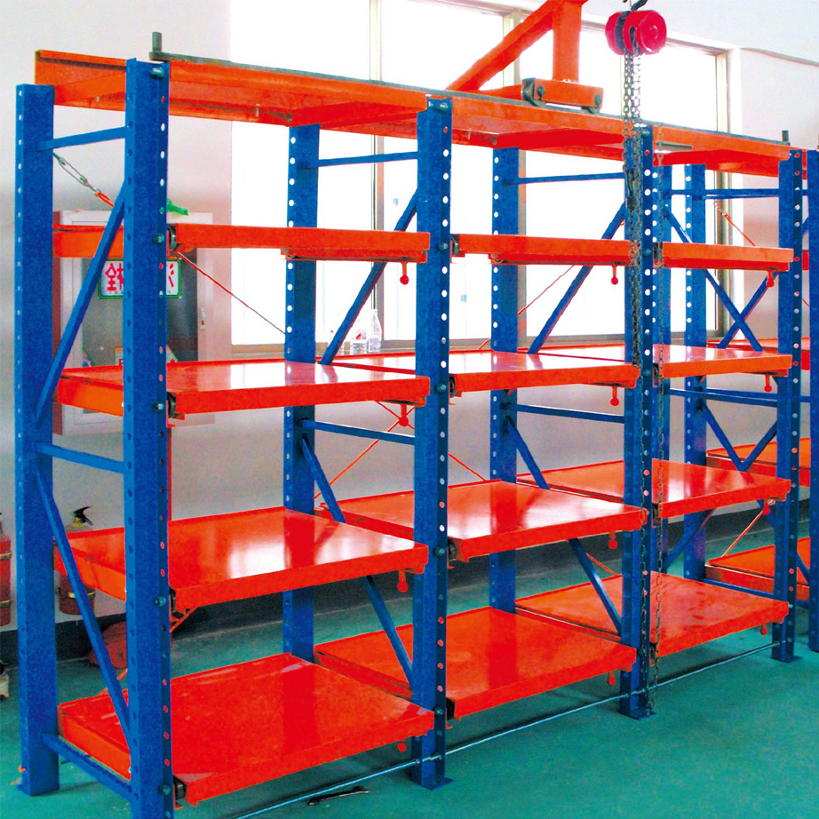 Drawer Type 5 Layer Mold Storage Racking Heavy Duty Cold Rolled Steel Powder Coated High Capacity 500-4000kg/Level Customizable