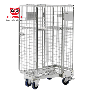 Collapsible Wire Mesh Safety Locker Roll Cage