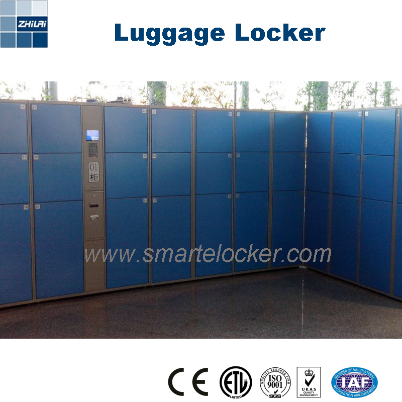 Smart Metal Cabinet Luggage Storage Barcode Electronic Locker for School Student Gym Laundry Beach