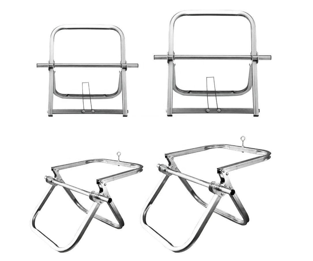 Foldable Galvanized Steel Cable Caddy Wire Spool Rack for Tools-OEM Customizable