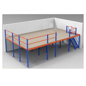 Heavy Duty Steel Warehouse Storage Mezzanine Floor Platform