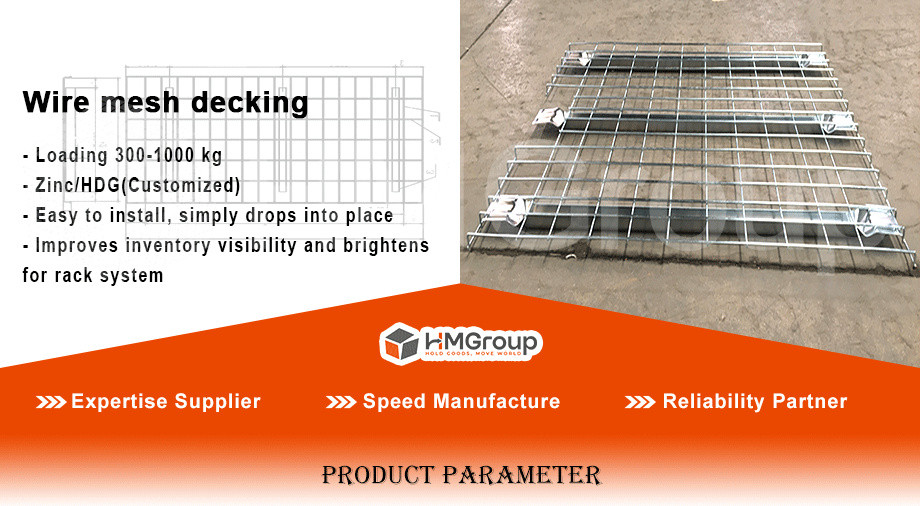 High Quality Corrosion Protection Powder Coated Galvanized Welded Flat Wire Mesh Decking Railing