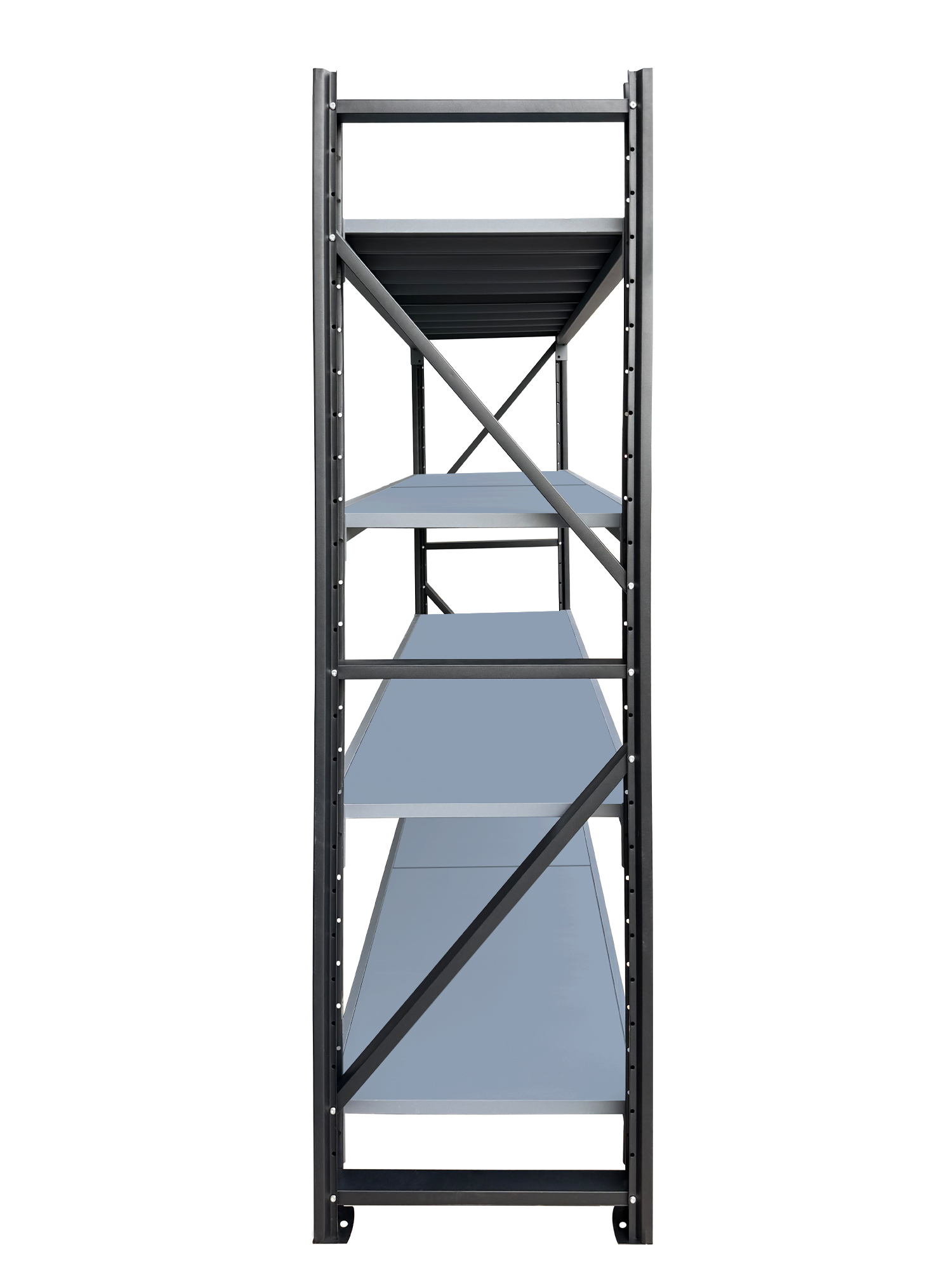 Warehouse Long Span Racking Steel Storage Racks Display Garage Shelves