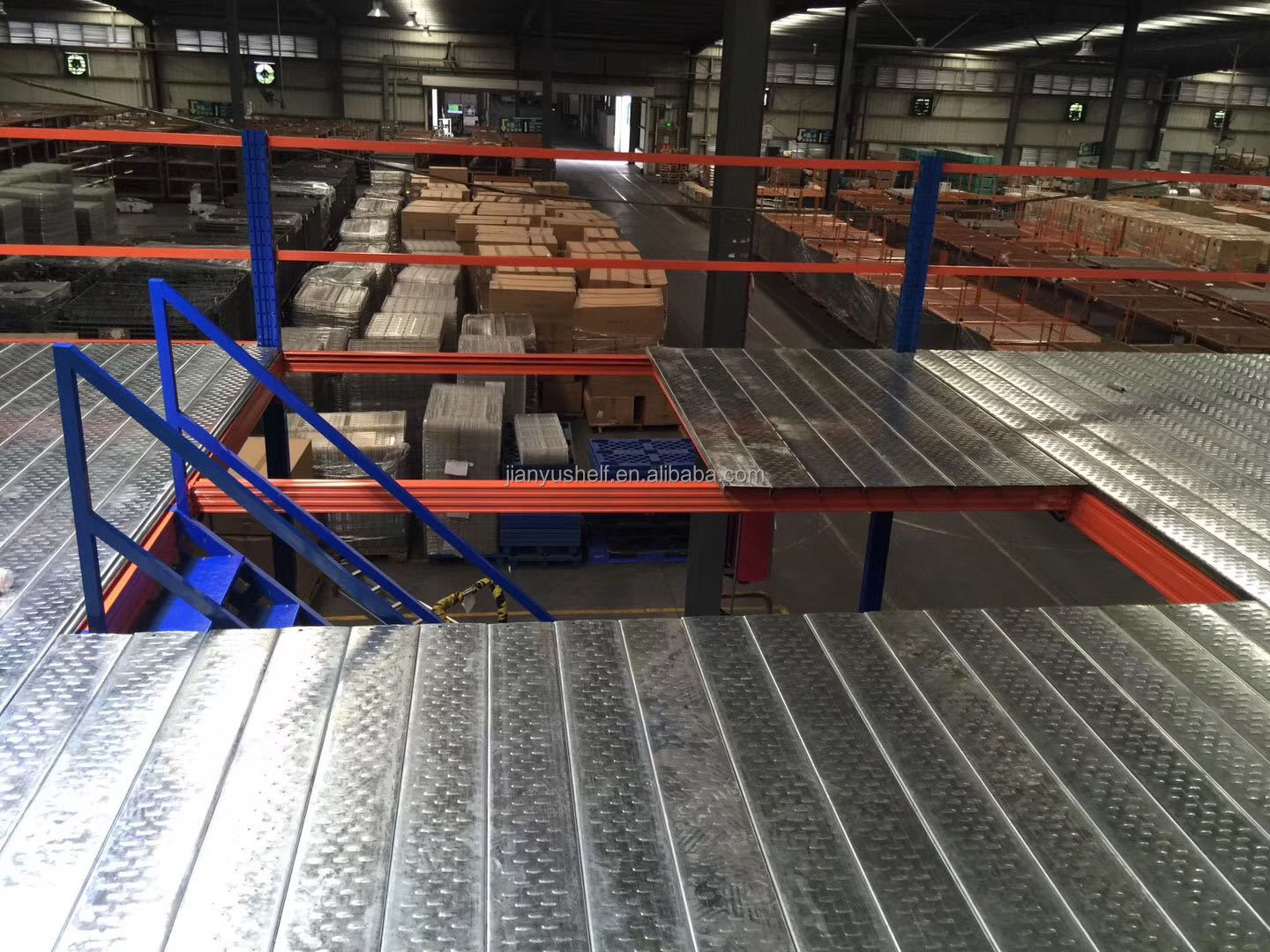 Industrial Multi-Level Mezzanine Racking