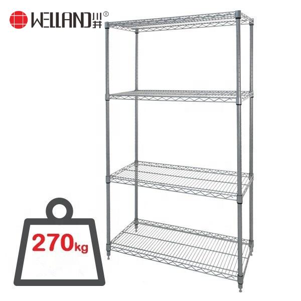 Adjustable NSF Approval Chrome Metal Metro Wire Shelving Units