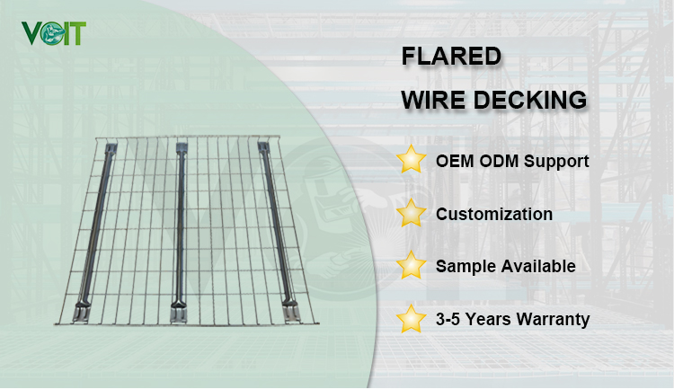 Galvanized Steel Welded Wire Mesh Decking for Racking System
