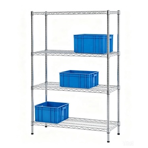 Adjustable NSF Approval Chrome Metal Metro Wire Shelving