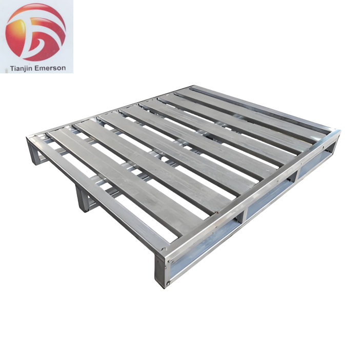 Maximize Efficiency High-grade Steel Construction Galvanized Steel Customized Pallet Iron-Steel-Pallet For Storage