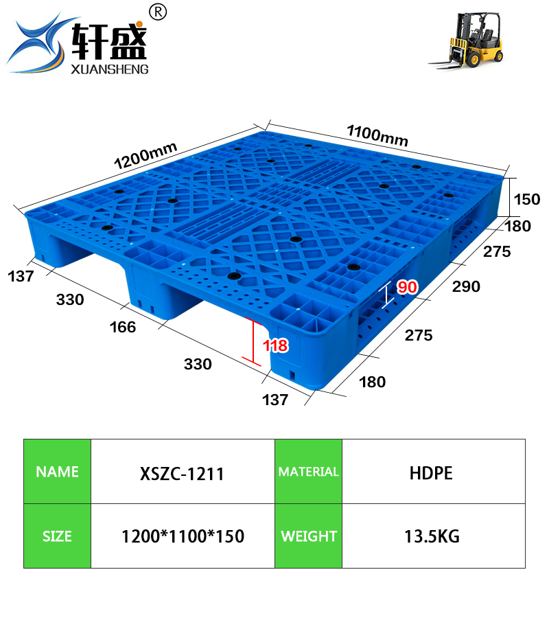 Plastic pallet product view 4
