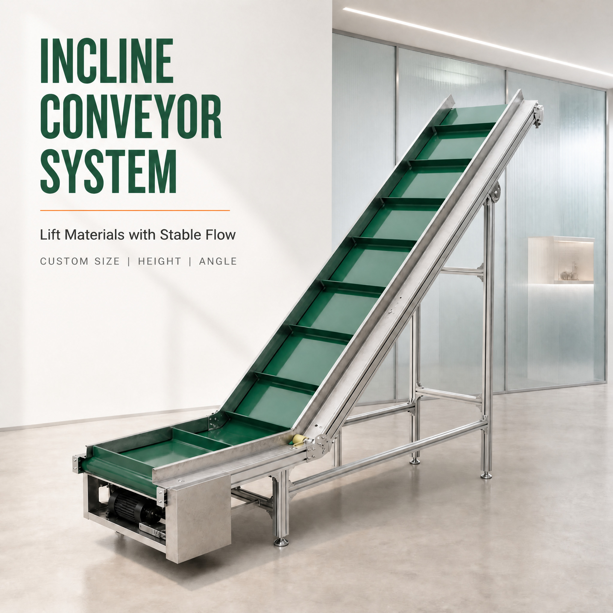 PVE Belt Conveyor Workbench for Product Inspection Line Using Aluminum Profile Frame Custom Length Width and Height