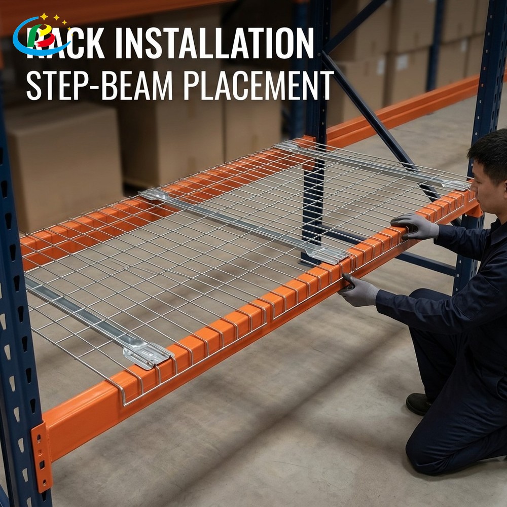 Factory Direct Galvanized Heavy Duty Wire Grating Decking Pallet Rack Wire Deck High Quality Warehouse Storage Mesh Decking