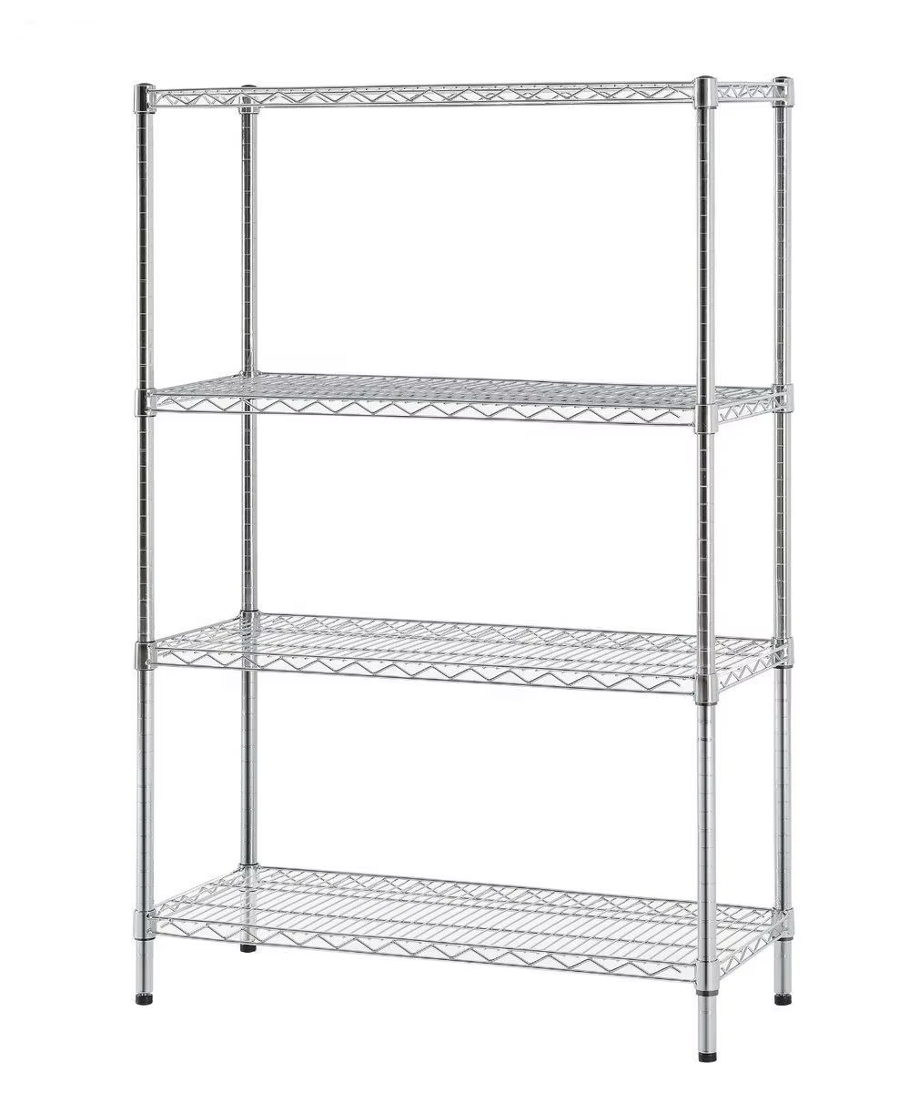 Adjustable NSF Approval Chrome Metal Metro Wire Shelving Units