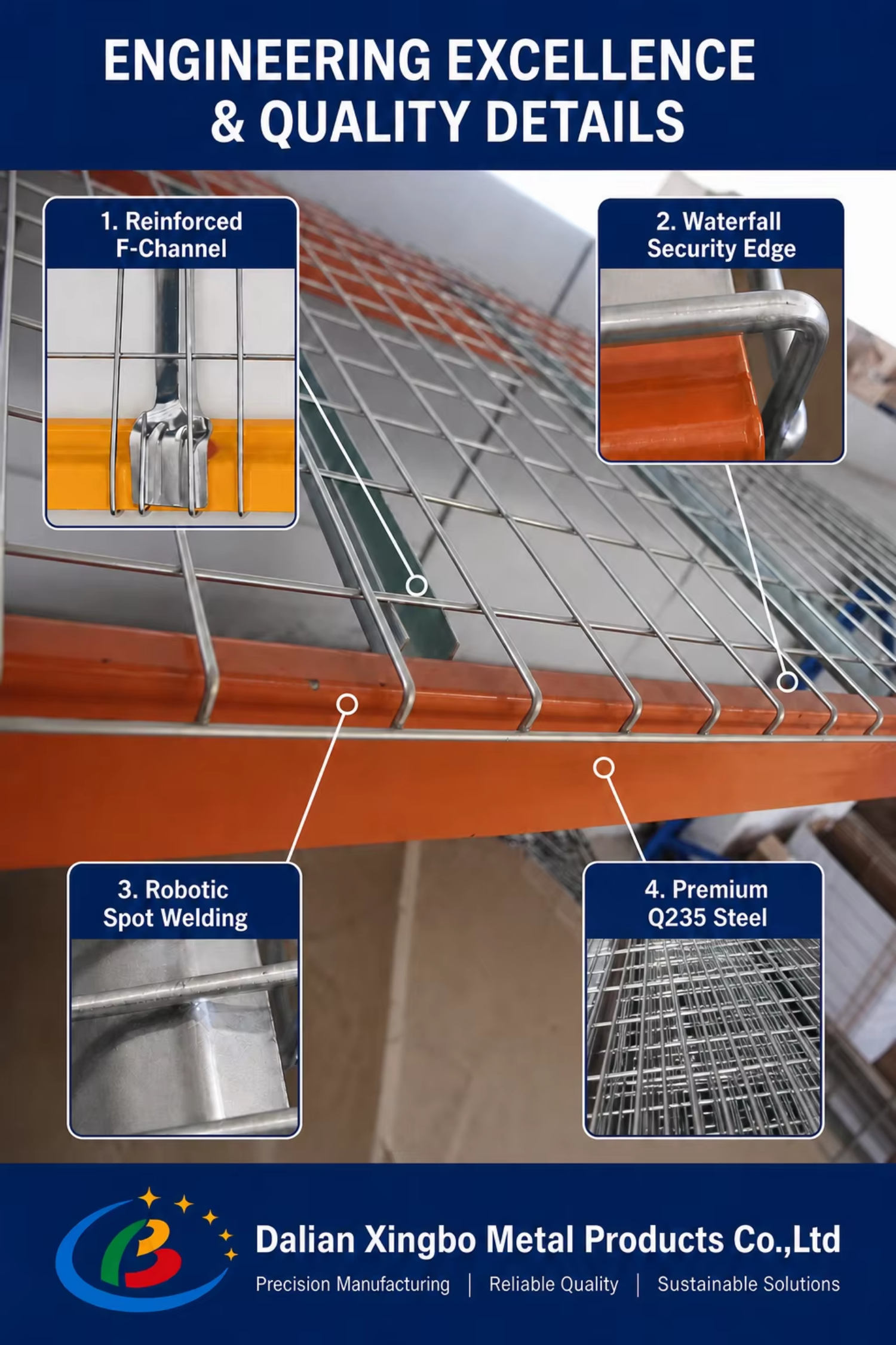 Wire Mesh Decking Structural Details