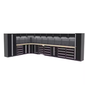 JZD Heavy Duty Steel Garage Tool Set Cabinet Garage Storage