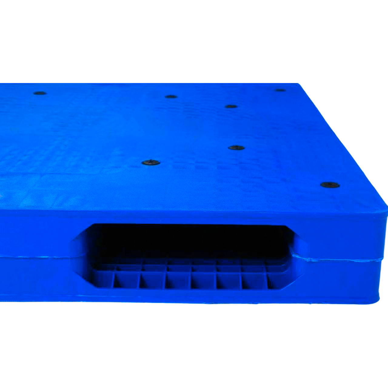 Heavy Duty Double Sided Euro Pallet PP Plastic With Steel Reinforcement Anti-Slide Cheap Plastic Pallets High Quality Rack Stack