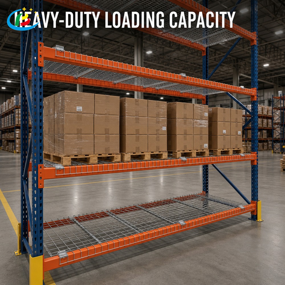 Factory Direct Galvanized Heavy Duty Wire Grating Decking Pallet Rack Wire Deck High Quality Warehouse Storage Mesh Decking