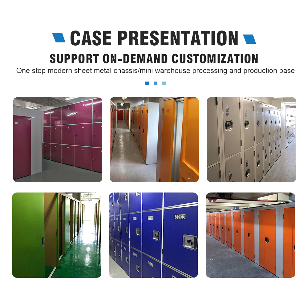 Prefab Modular Steel Storage Unit with Chinese Design for Hotel Use Self Storage Warehouse Rental Locker