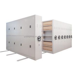 Removable Mobile Filing Cabinet Steel Dense Rack Shelving Storage System