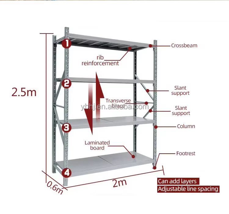 Factory Price Adjustable Boltless/Riveted Corrosion-Protected Steel Wire Shelving Display Rack Units 4-Tier Stacking Racks
