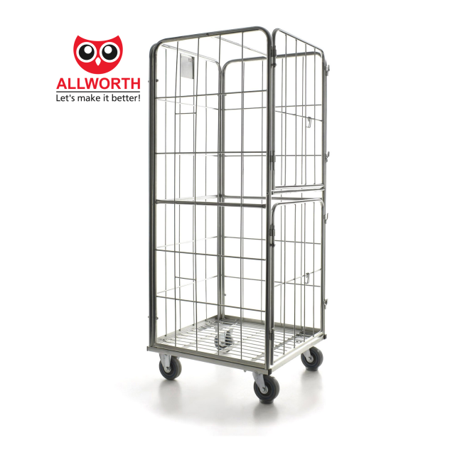 Wholesale China Supply Affordable Safety Locker Sturdy Wire Mesh Collapsible Pick up Roll Cage