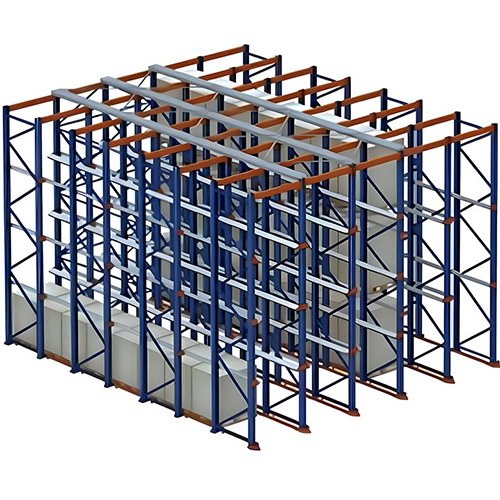 Drive-in Pallet Rail profile and upright construction