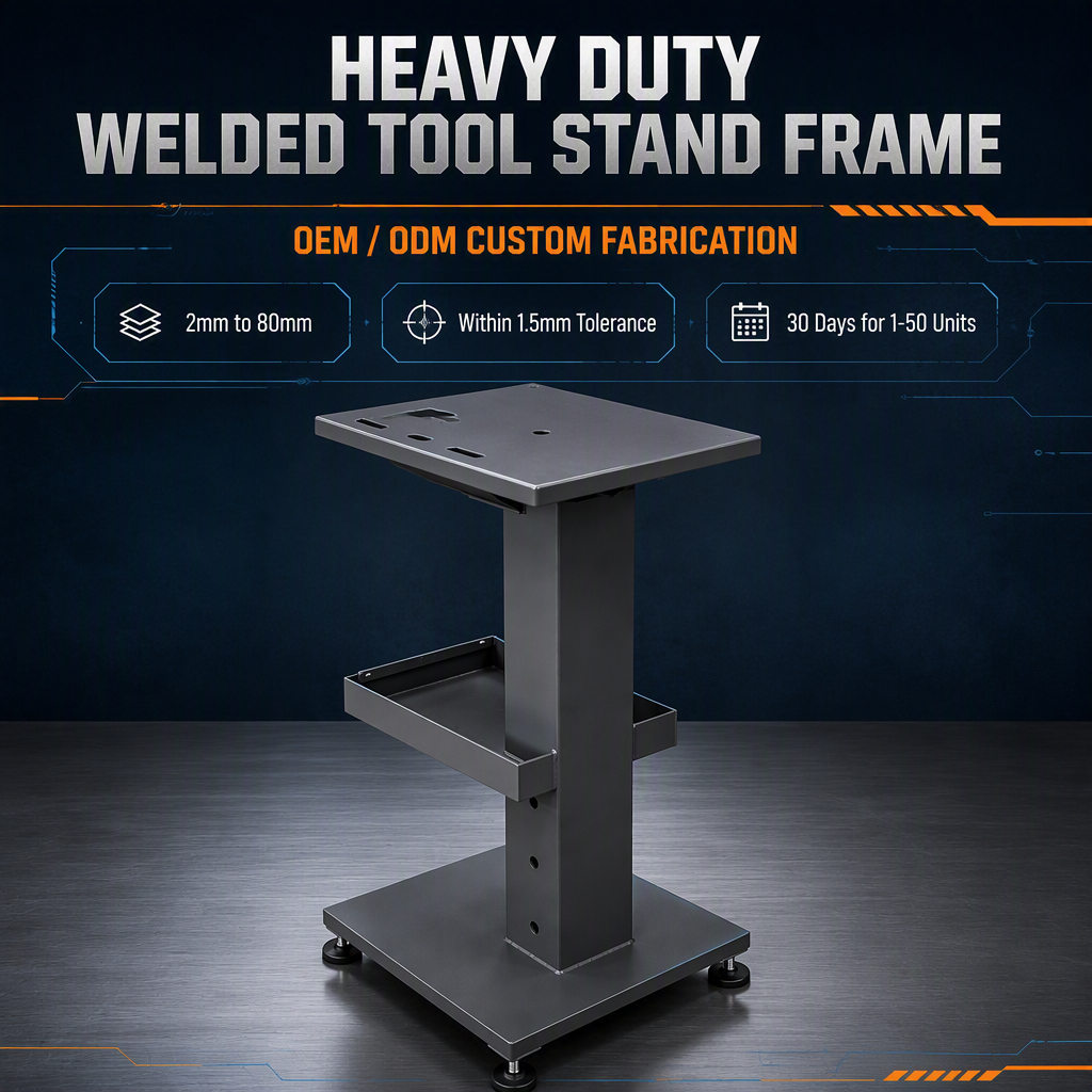 Custom OEM Stainless Steel Tool Stand Frame | Heavy Duty Welded Fabrication with Anti-Corrosion for Workshop Tool Storage