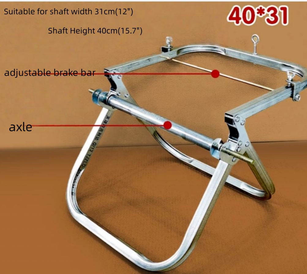 Foldable Galvanized Steel Cable Caddy Wire Spool Rack for Tools-OEM Customizable