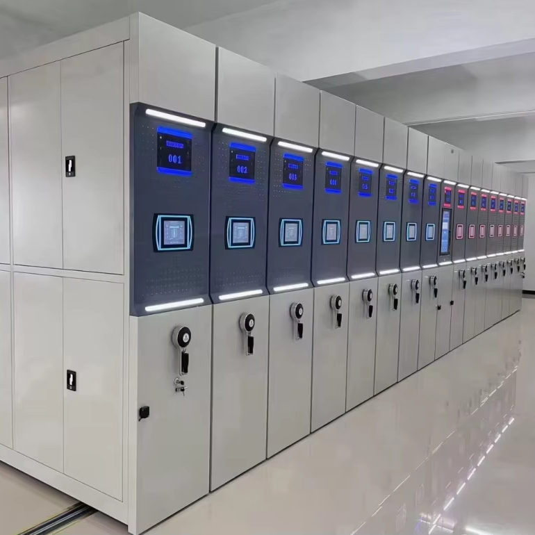 Intelligent Electric Mobile Rack Shelving for Modern Office Warehouse School Library Bank Home Office &amp; Basement Storage