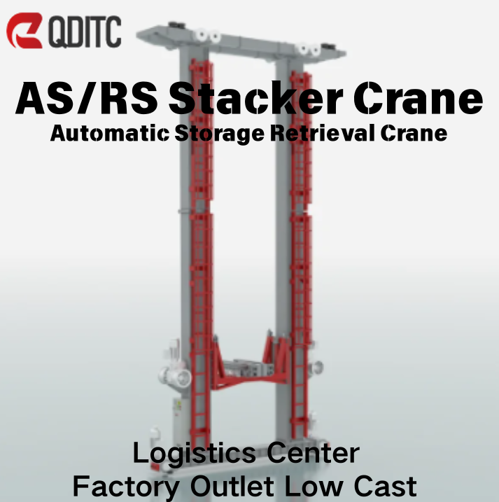 Warehouse Automated Equipment | Stacking Racks Shelves | Customized AS/RS Stacker Crane | 50-1000kg Load Capacity | 6-10m