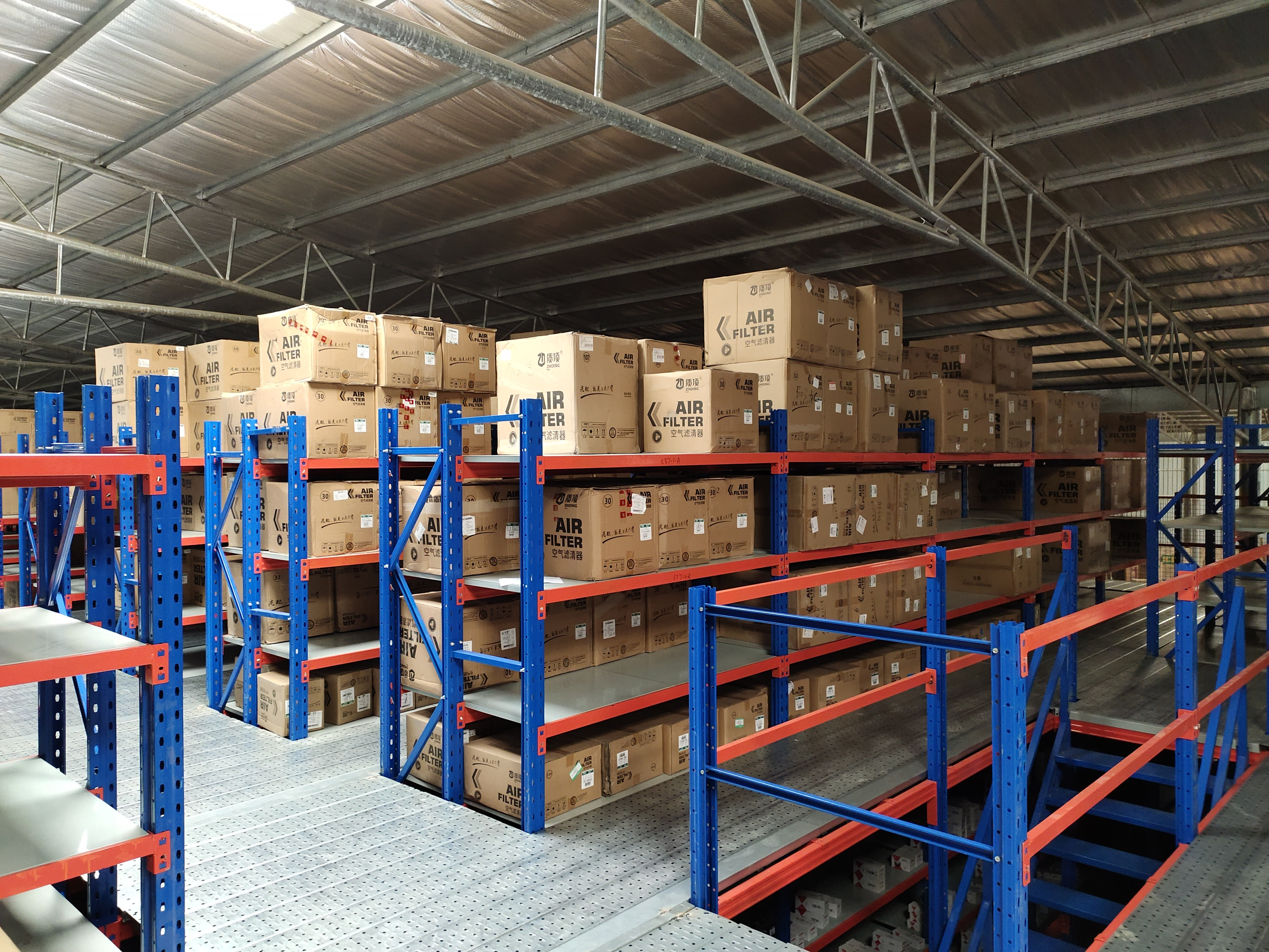 Installed Mezzanine Platform Installation