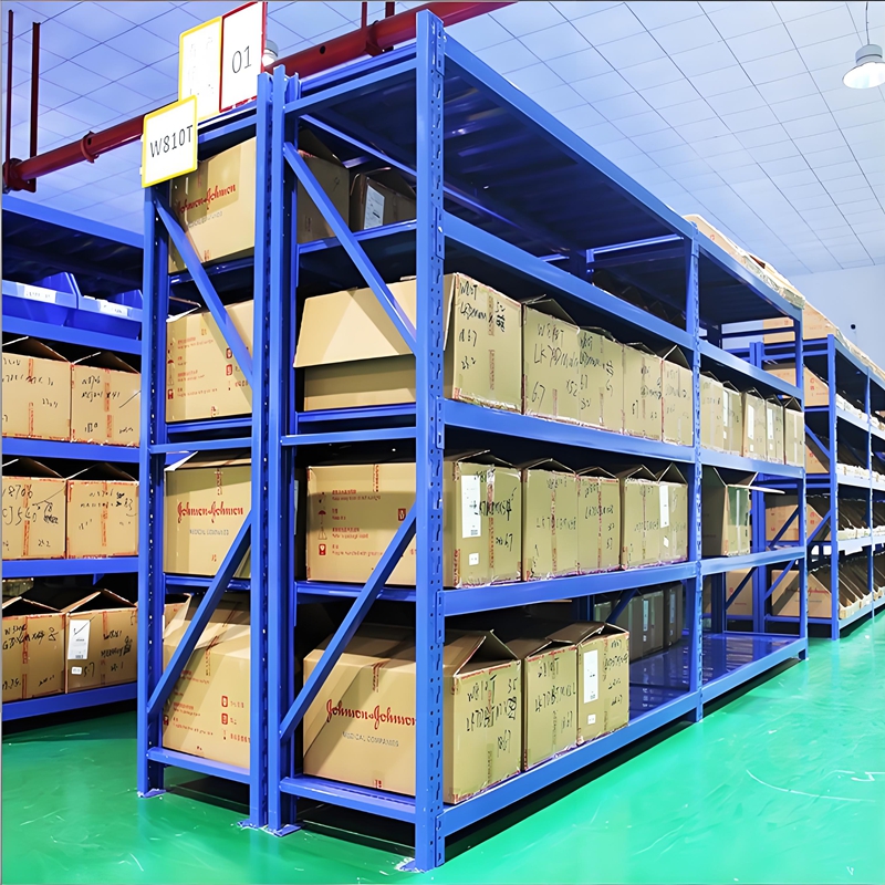 High-Ampacity Durable Metal Stacking Racks/Shelves Corrosion Protection Adjustable Layers For Efficient Storage Organization