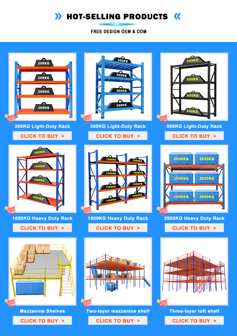 Heavy Duty Industrial Steel Storage Racks Series