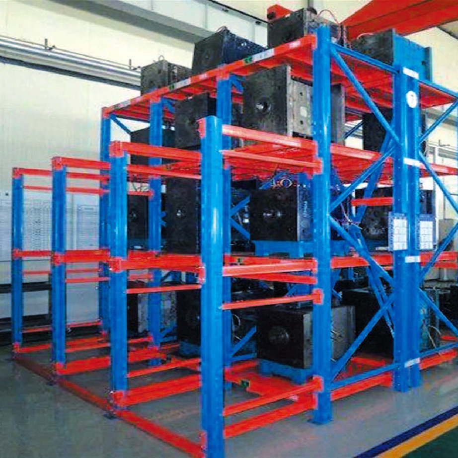 Drawer Type 5 Layer Mold Storage Racking Heavy Duty Cold Rolled Steel Powder Coated High Capacity 500-4000kg/Level Customizable