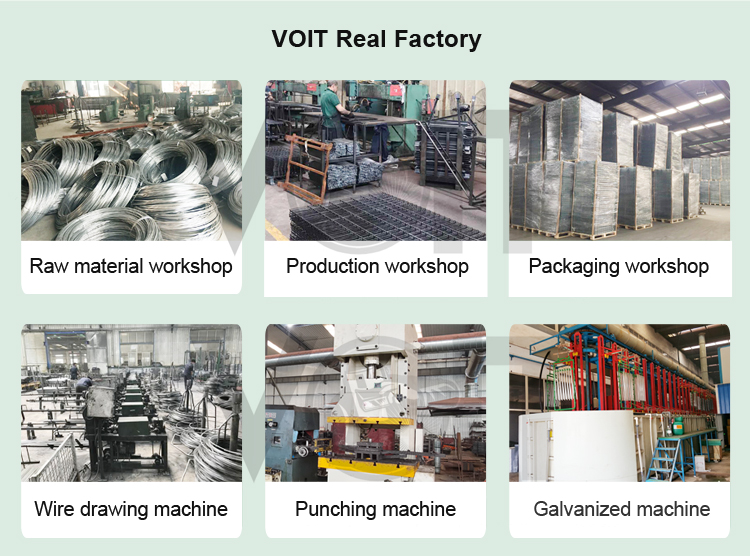Galvanized Steel Welded Wire Mesh Decking for Racking System