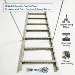 Overhead U Channel Ladder Tray Cable Rack Hot-Dip Galvanized