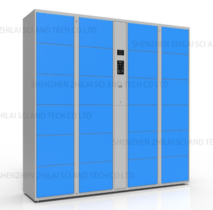 Smart Metal Cabinet Luggage Storage Barcode Electronic Locker