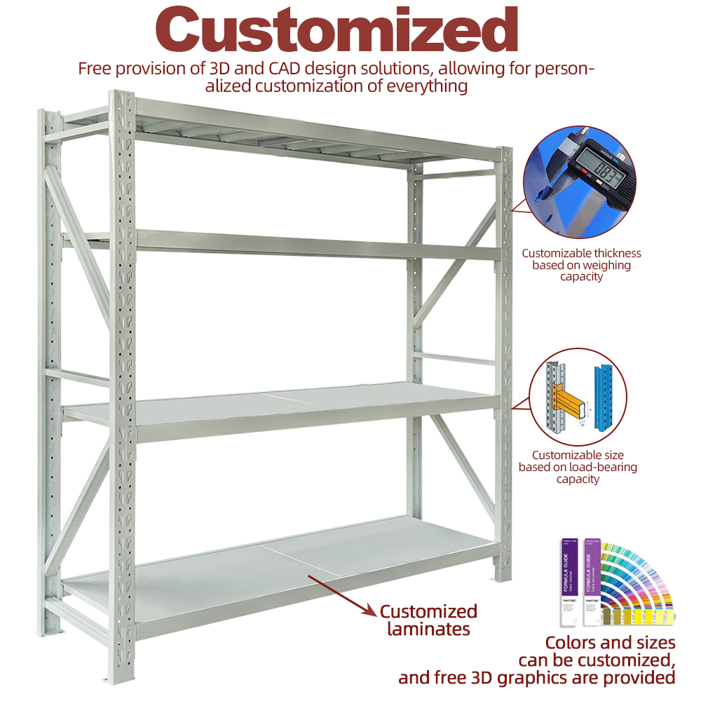Adjustable Corrosion Protection Storage System Shelf for Workshop and Garage for Warehouse Stacking Racks and Wall Racks