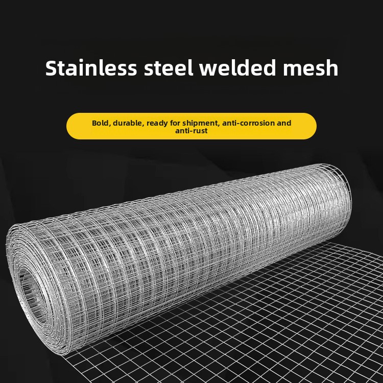 304 Stainless Steel Welded Woven Wire Mesh Grid Sheet For Construction