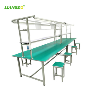 Production Line Workshop Single-sided Double-sided Anti-static Workbench with Socket