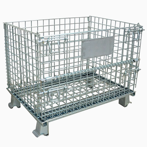 Stackable Folding Wire Mesh Storage Container