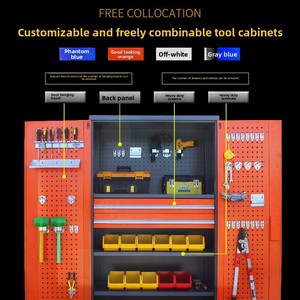 Heavy Duty Mesh Front Steel Tool Storage Cabinet