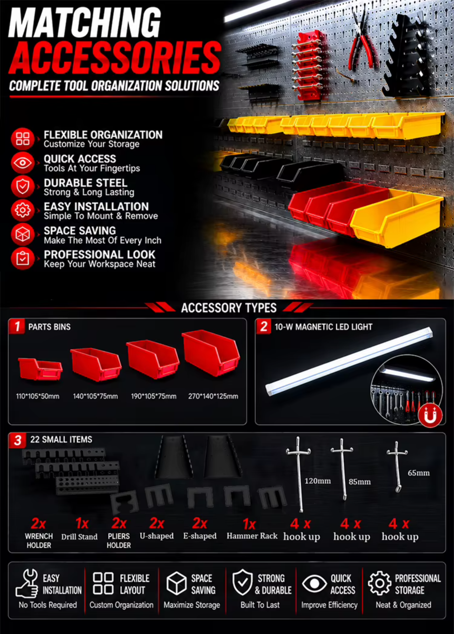 Workshop Cabinet Hardware and Accessories