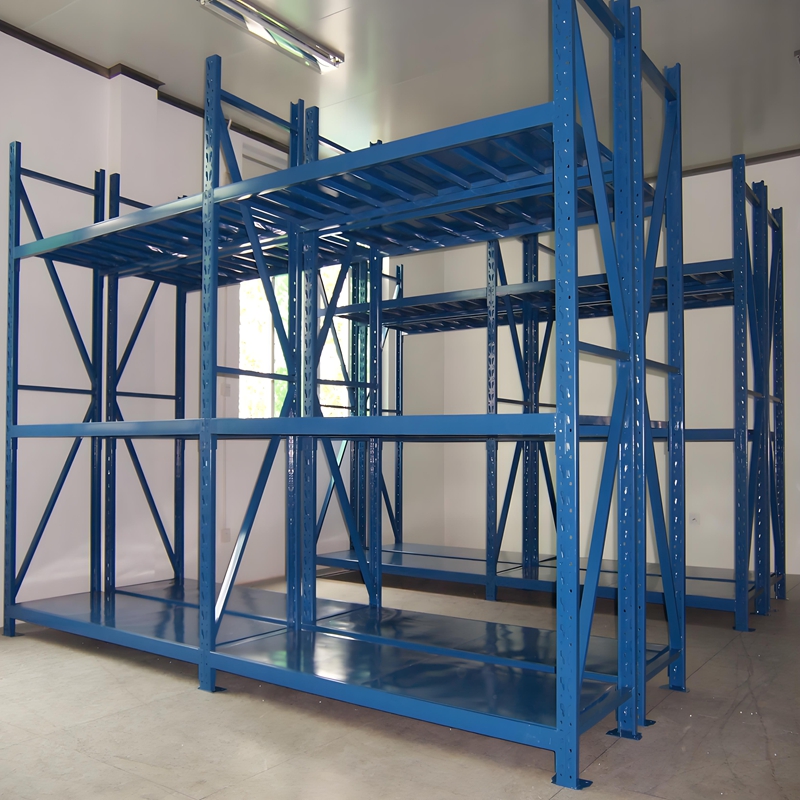 High-Ampacity Durable Metal Stacking Racks/Shelves Corrosion Protection Adjustable Layers For Efficient Storage Organization