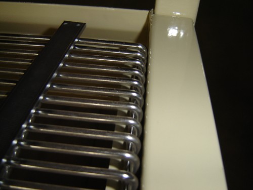 Outrigger shelving detail view