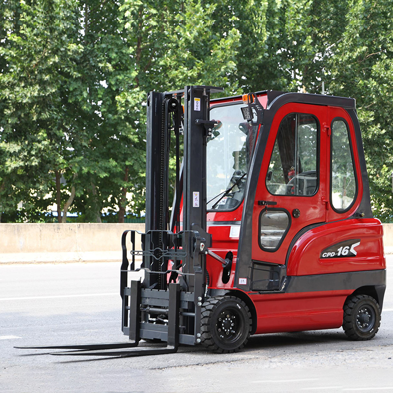 1.6t Electric Forklift Li-ion Pallet Stacker Mini Warehouse Indoor China OEM Factory CE ISO